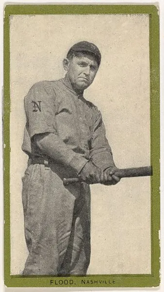Flood, Nashville, from the Baseball Players (Green Borders) series (T211) issued by Red Sun Cigarettes — Red Sun Cigarettes