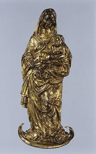 Virgin and Child on a crescent moon