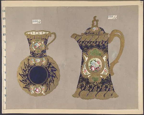 European porcelain designs in Japanese style — Unknown
