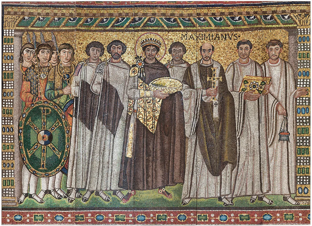 Emperor Justinian and Members of His Court — Unknown