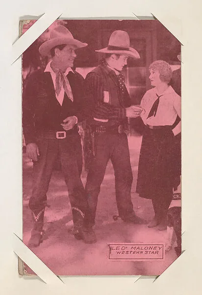 Leo Maloney from Western Stars or Scenes Exhibit Cards series (W412) — Unknown