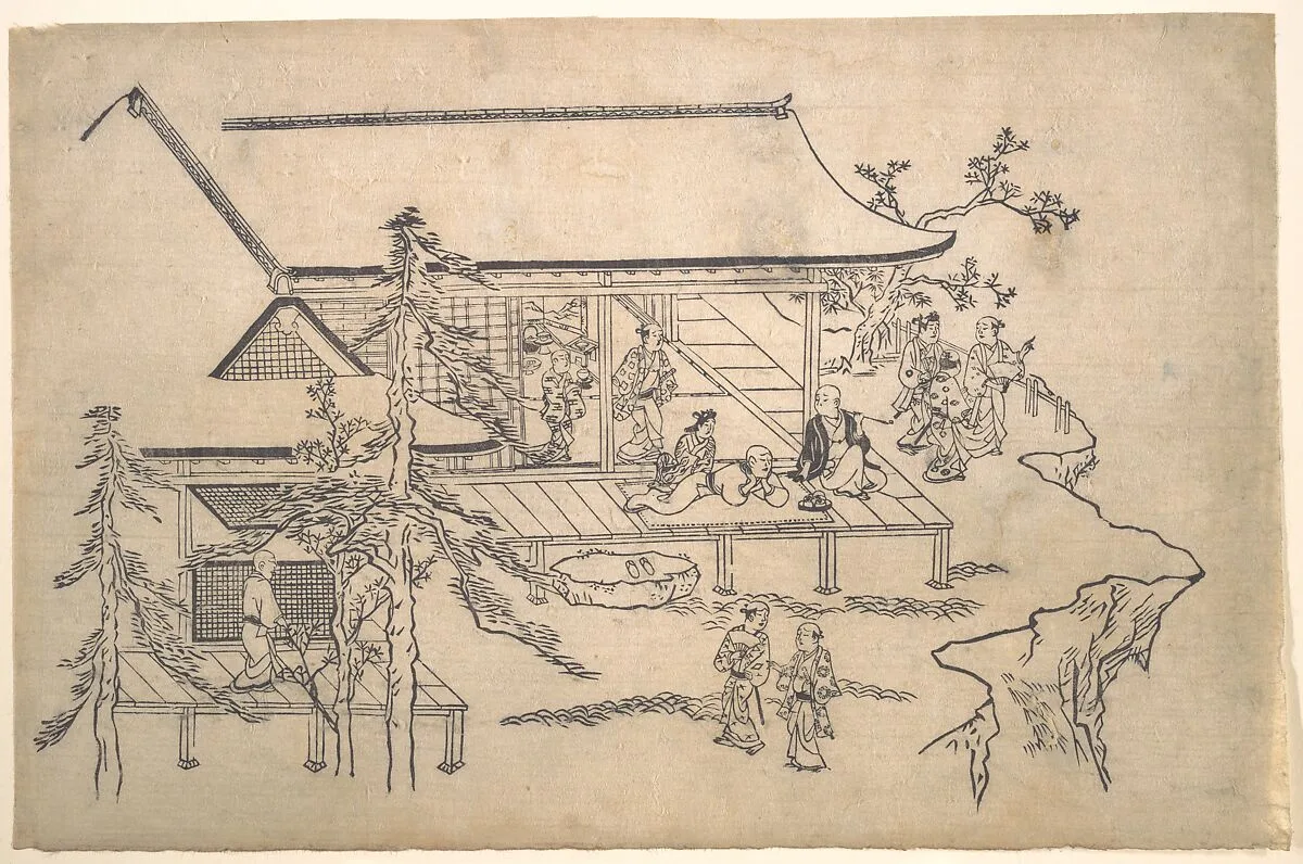 Untitled — Hishikawa Moronobu 菱川師宣