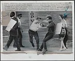 Demonstrator Attacked — Unknown