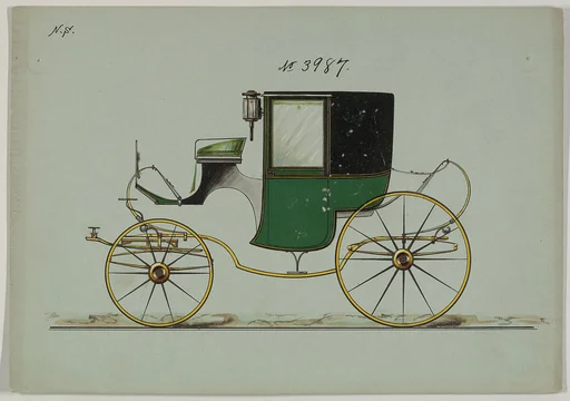 Design for Brougham, no. 3987
