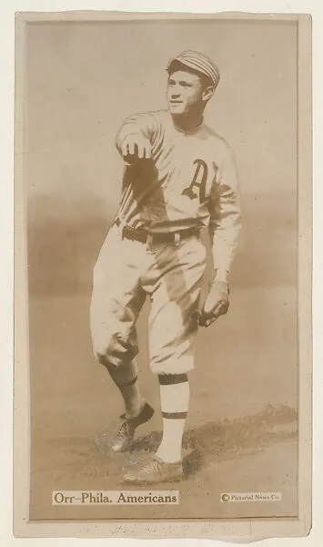 Orr, Philadelphia Americans, from the Famous Baseball Players, Champion Athletes, and Photo Play Stars, issued by Fatima Turkish Blend Cigarettes — Liggett & Myers Tobacco Company