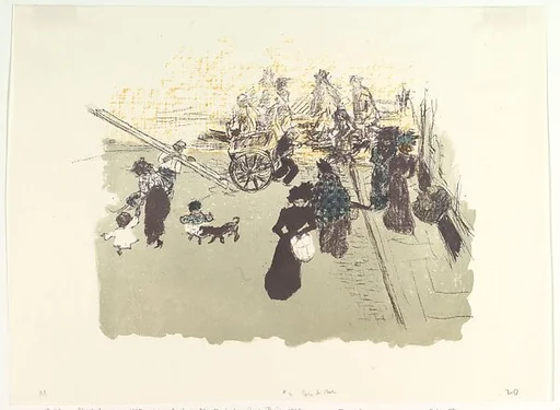 Street Corner, from the series "Some Aspects of Parisian Life"