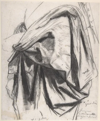 Study for the Drapery of Molière in the "Apotheosis of Homer"