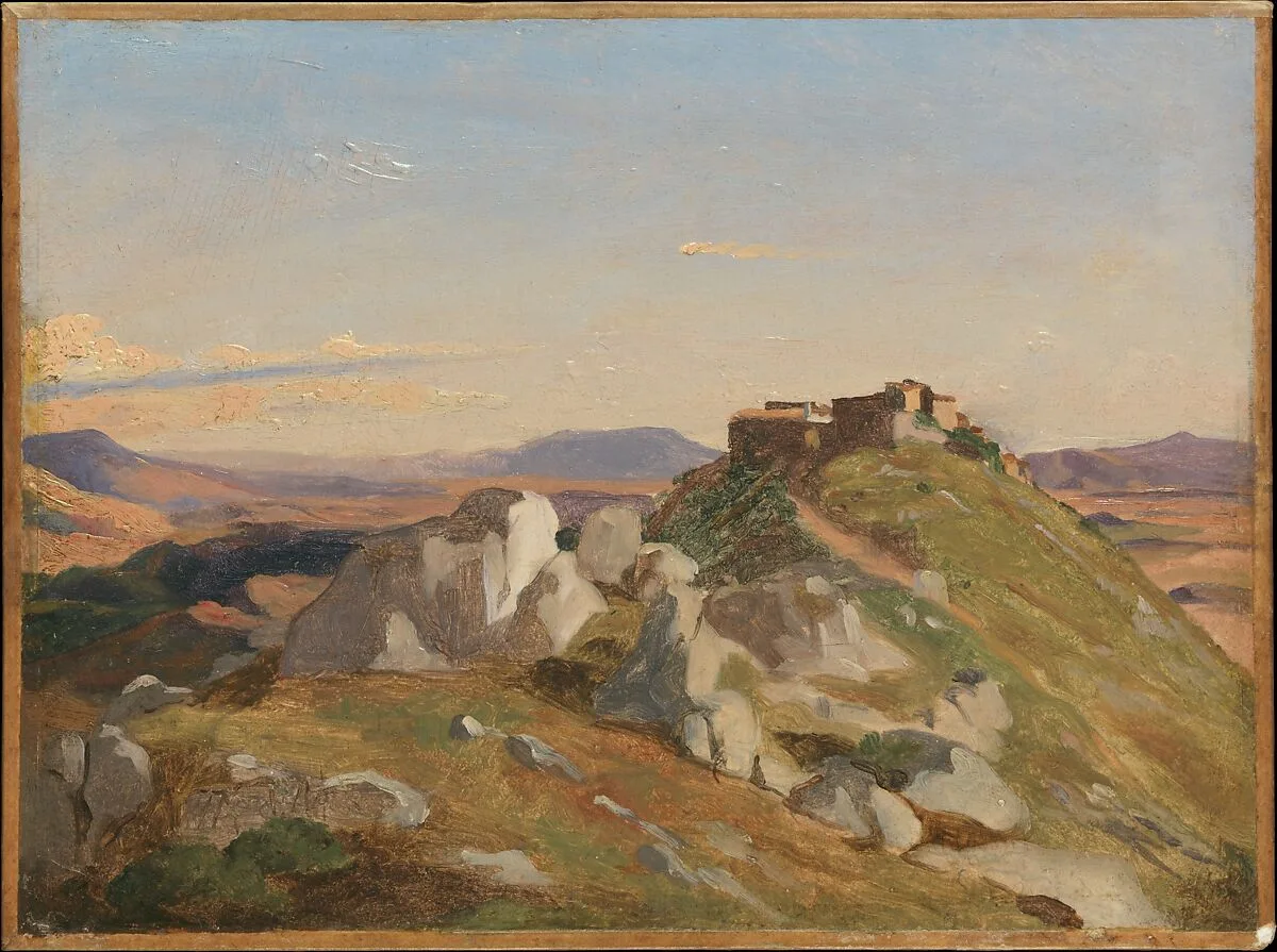 Landscape at Olevano — Théodore Caruelle d'Aligny