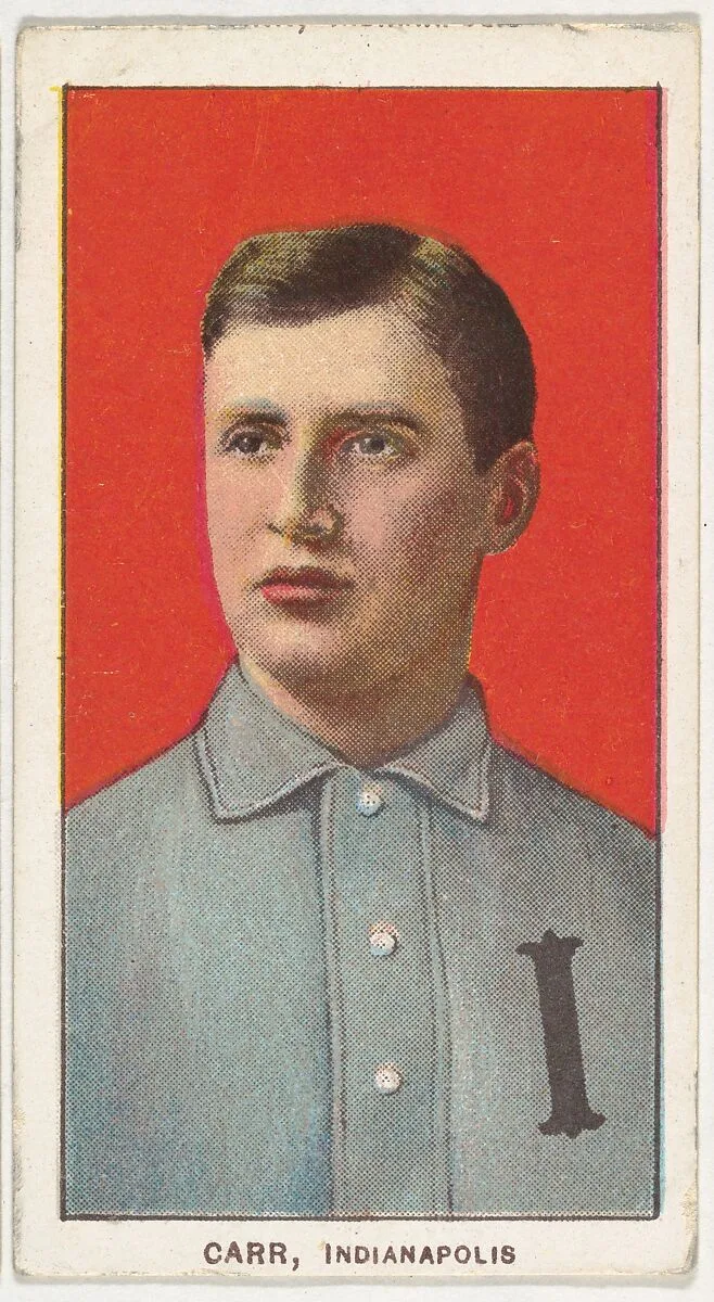 Carr, Indianapolis, American Association, from the White Border series (T206) for the American Tobacco Company — American Tobacco Company