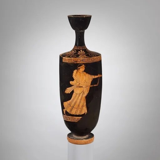 Terracotta lekythos (oil flask)