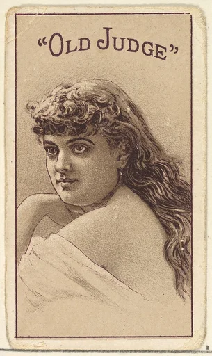 Actress from the Old Judge series (N167) for Old Judge Cigarettes