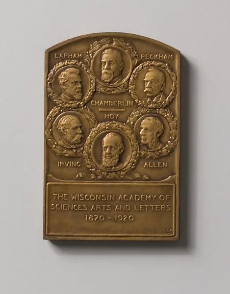 Semi-Centennial Medallion of the Wisconsin Academy of Sciences, Arts and Letters — Leonard Crunelle