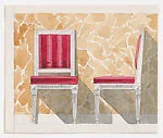 Harold Brown Esq: Classical style chair in two views — Ogden Codman, Jr.|Ogden Codman, Jr.
