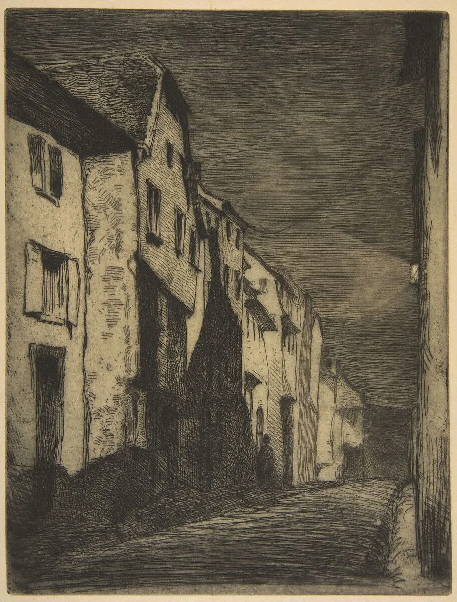 Street at Saverne — James McNeill Whistler