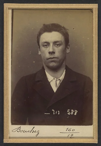 Bouchez. Louis. 19 ans, né le 29/8/75 à Paris XXe. Sculpteur. Anarchiste. 6/1/94.