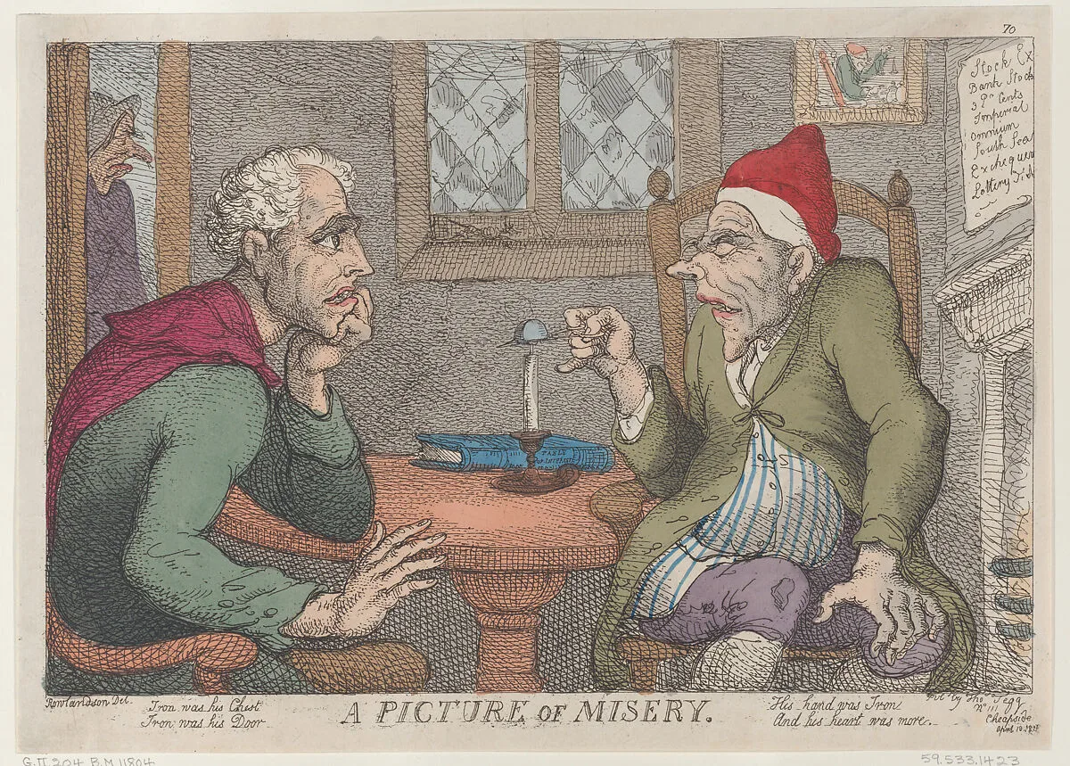 A Picture of Misery — Thomas Rowlandson|Thomas Tegg