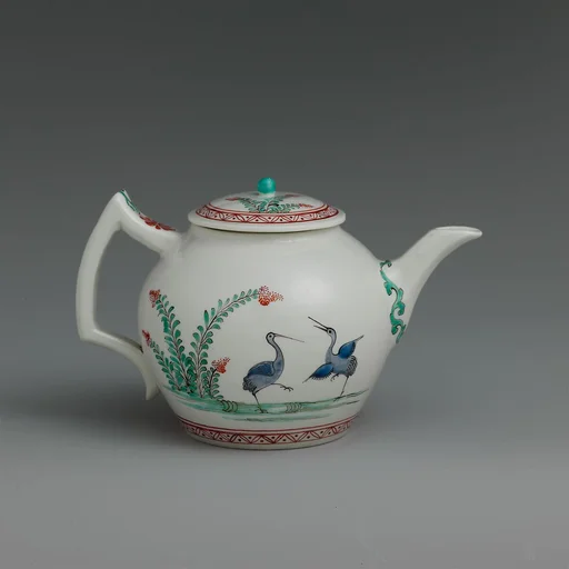 Teapot with storks