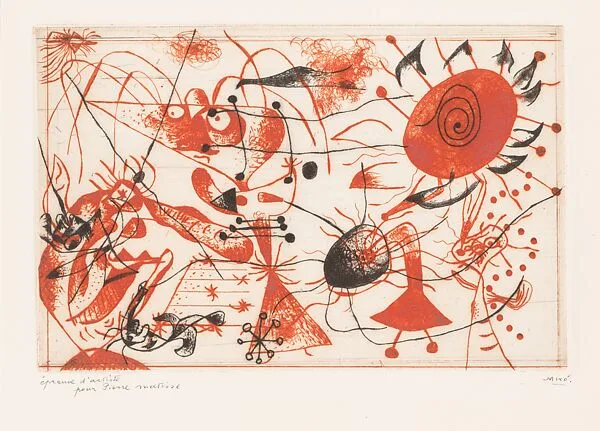 Black and Red Series — Joan Miró