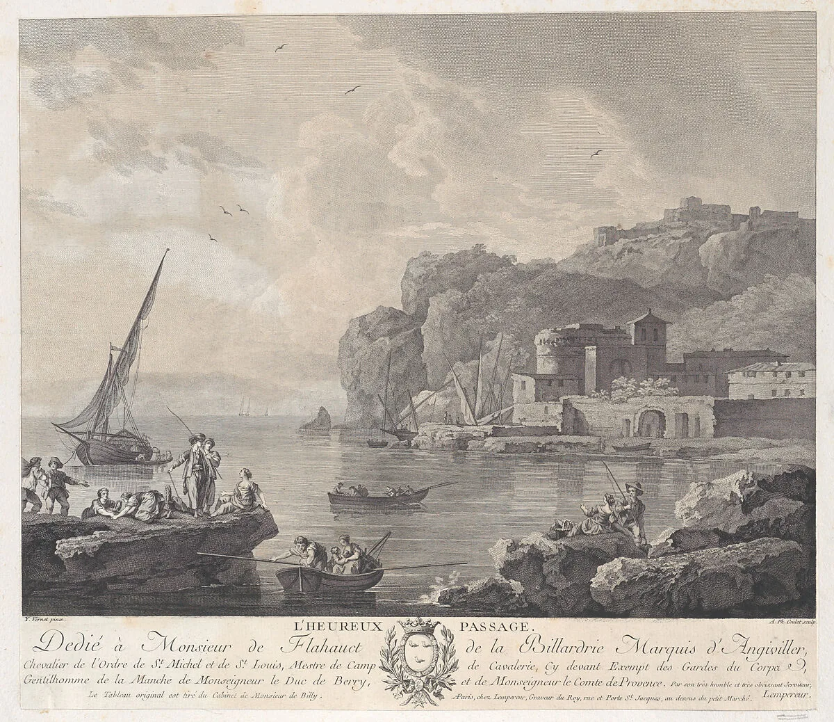 The Happy Passage — Anne Philiberte Coulet|Joseph Vernet
