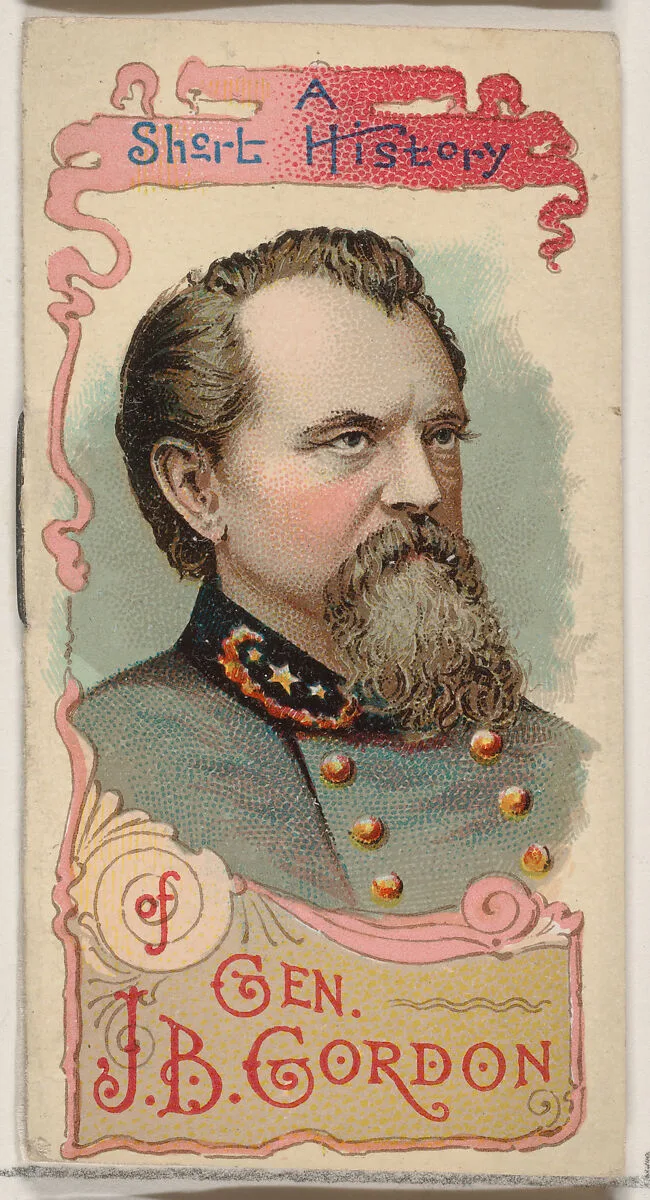 A Short History of General John Brown Gordon, from the Histories of Generals series of booklets (N78) for Duke brand cigarettes — W. Duke, Sons & Co.|Knapp & Company
