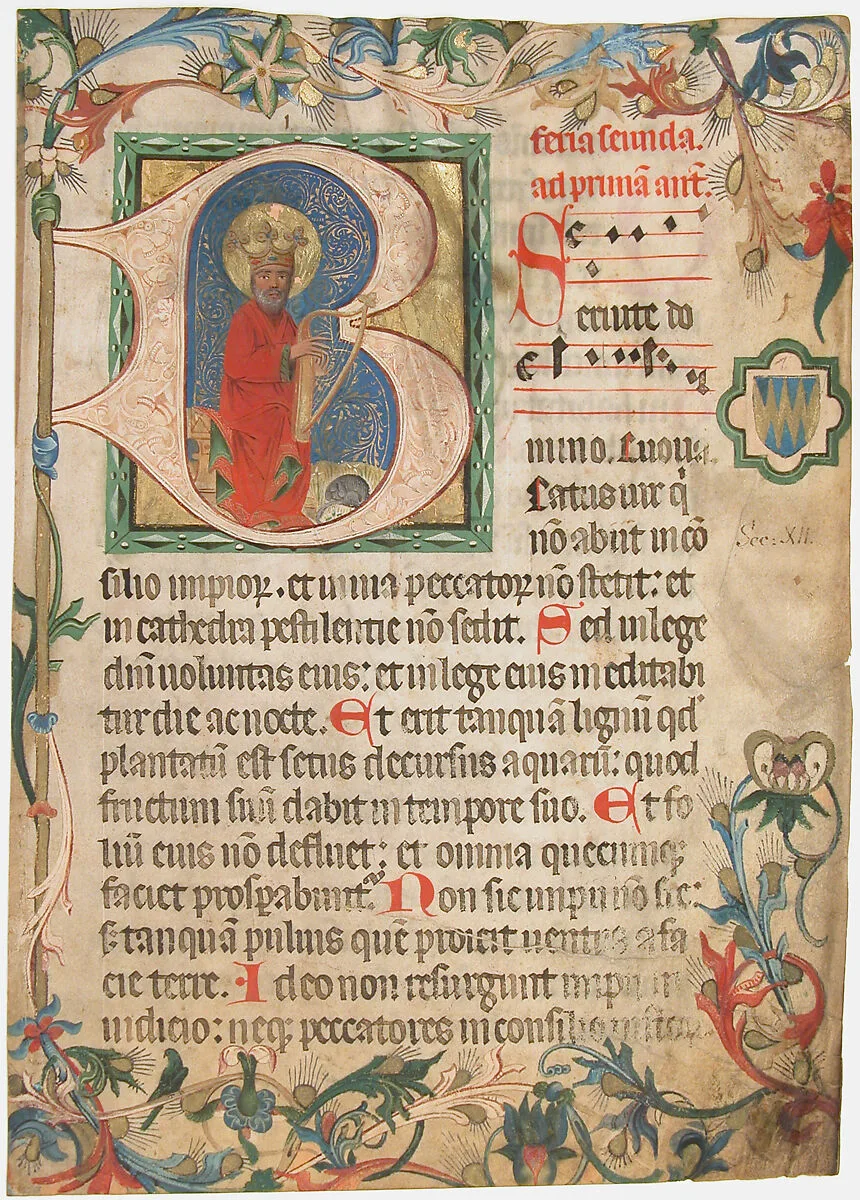 Manuscript Leaf from a Missal — Unknown