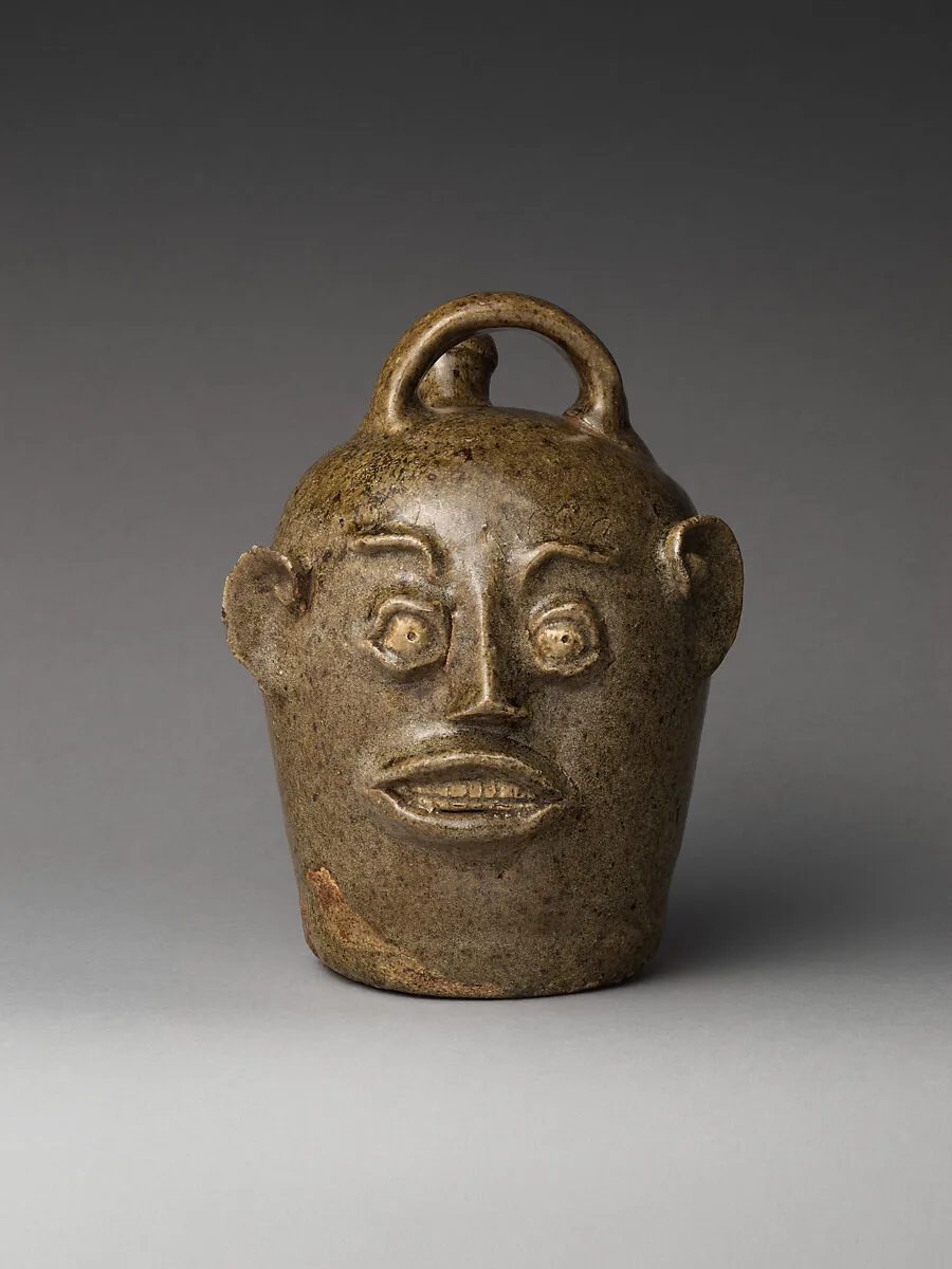 Face ju — Unrecorded Edgefield District potter|Unknown Old Edgefield District Pottery