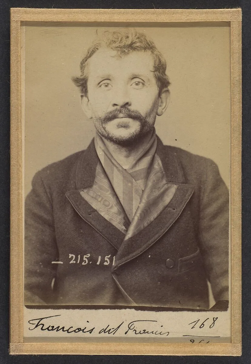 François dit Francis. 38 ans, né le 3/12/55 à Reims (Marne). Ébéniste. Anarchiste. 5/3/94. — Alphonse Bertillon