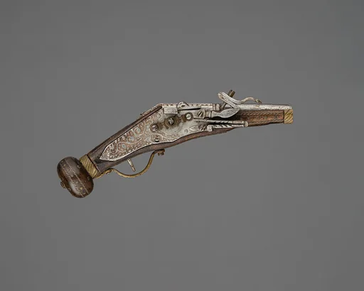 Model of Pair of Wheellock Pistols