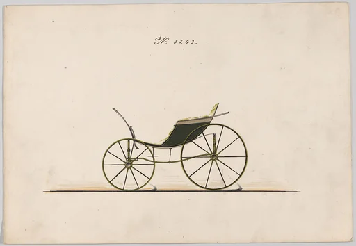 Design for Pony Phaeton, no. 3243