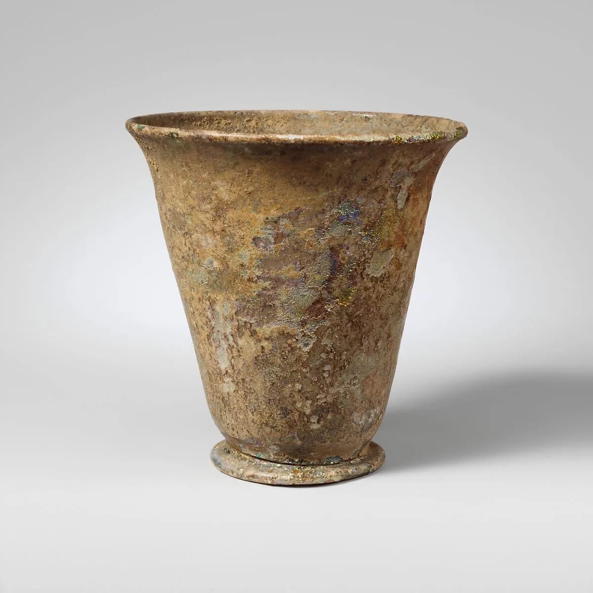 Glass footed beaker — Unknown
