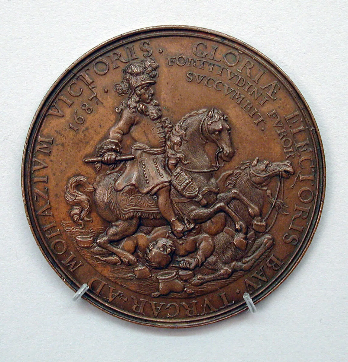 Victory of Imperial Bavarian Troops over Turks at Mohacz (Hungary), 1687 — Philipp Heinrich Müller