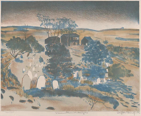 Provincetown Landscape — Dayton Brandfield|WPA