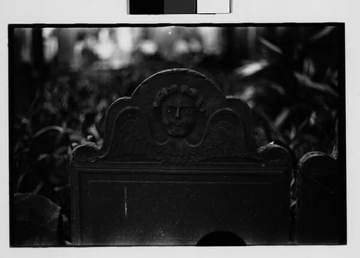 [Four 35mm Film Frames: Gravestone, Beaufort or Charleston, South Carolina?]
