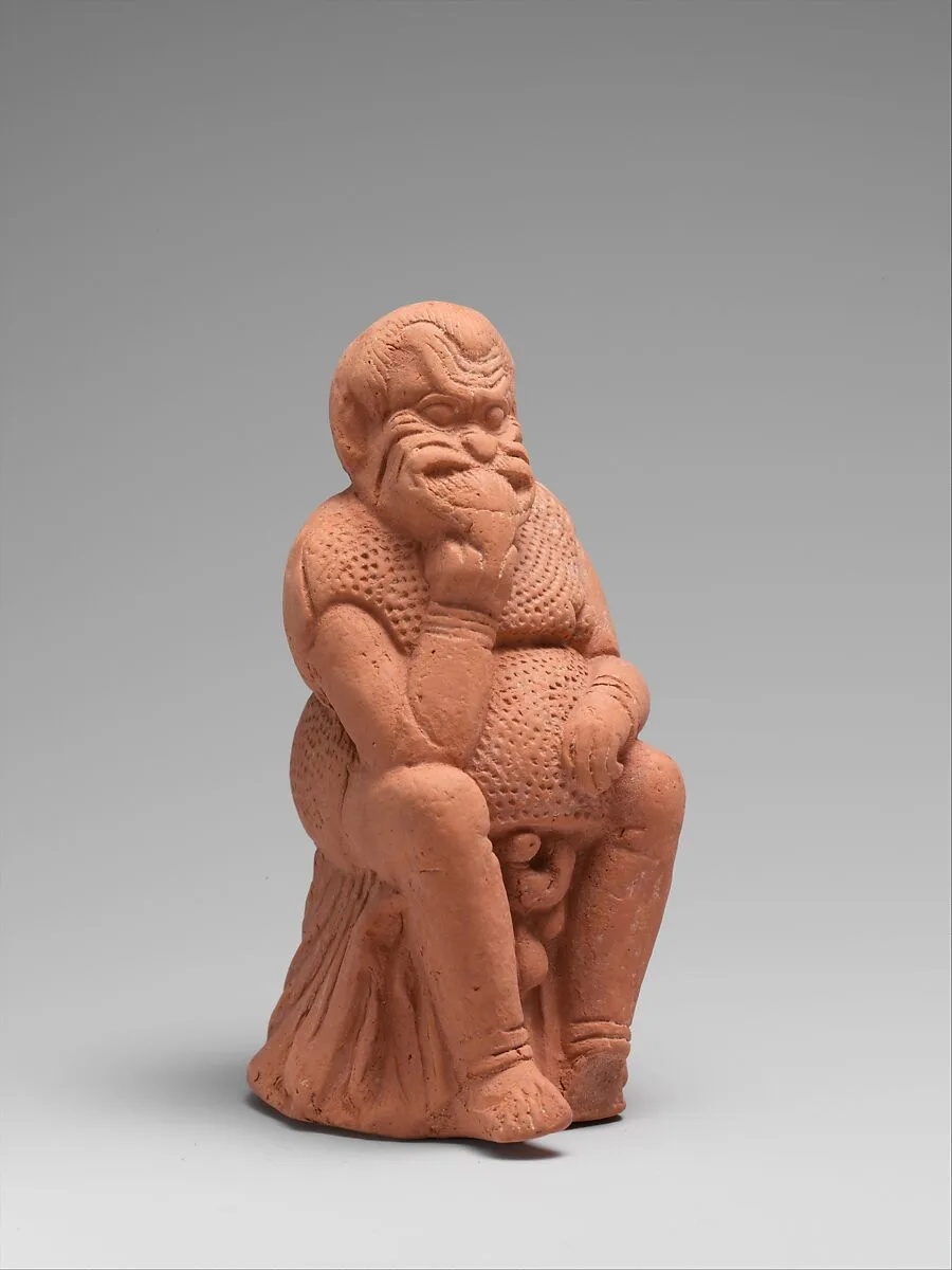 Terracotta statuette of an actor — Unknown