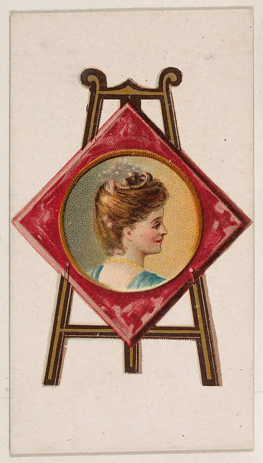 Painting easel, from the Novelties series (N228, Type 5) issued by Kinney Bros. — Kinney Brothers Tobacco Company