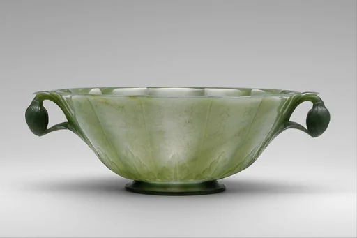 莫臥兒王朝 玉菊花式碗|Bowl in the shape of a chrysanthemum flower