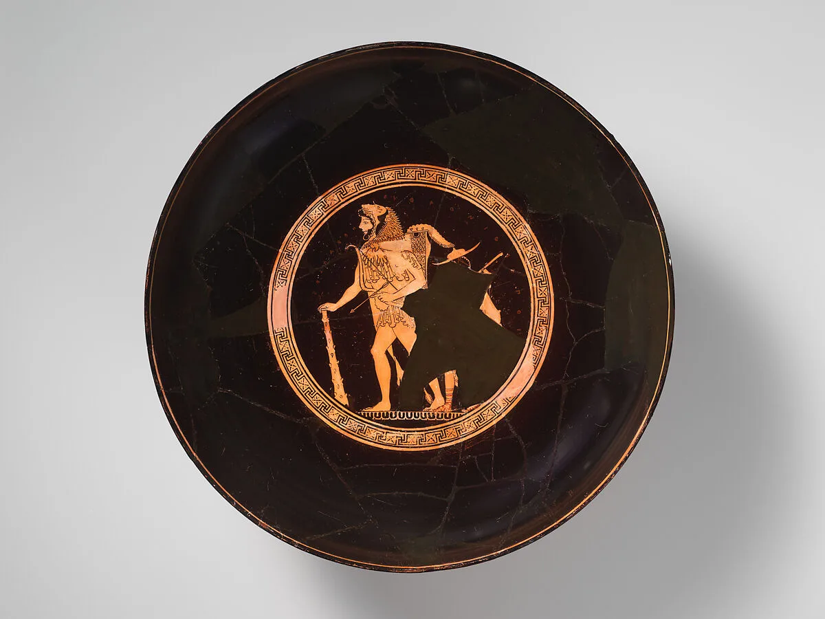 Terracotta kylix (drinking cup) — Onesimos|Euphronios