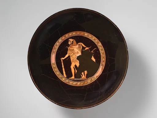 Terracotta kylix (drinking cup)