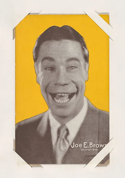 Joe E. Brown from Movie Stars Exhibit Cards series (W401) — Unknown