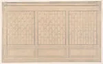 The Breakers: Wall Elevation, Wainscoting and Wallpaper — Ogden Codman, Jr.|Ogden Codman, Jr.