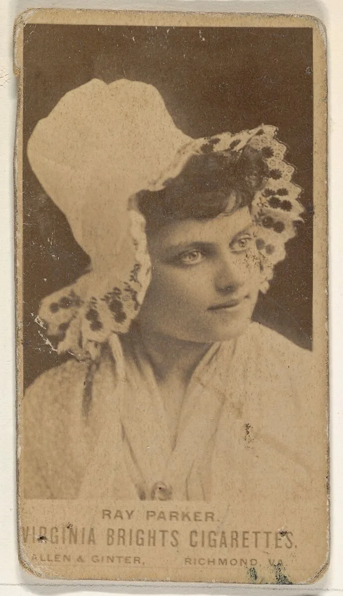 Ray Parker, from the Actors and Actresses series (N45, Type 1) for Virginia Brights Cigarettes — Allen & Ginter