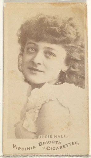Josie Hall, from the Actors and Actresses series (N45, Type 1) for Virginia Brights Cigarettes