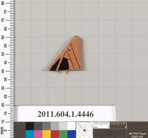 Terracotta fragment of a kylix (drinking cup)