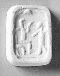 Stamp seal (octagonal pyramid) with cultic scene — Unknown