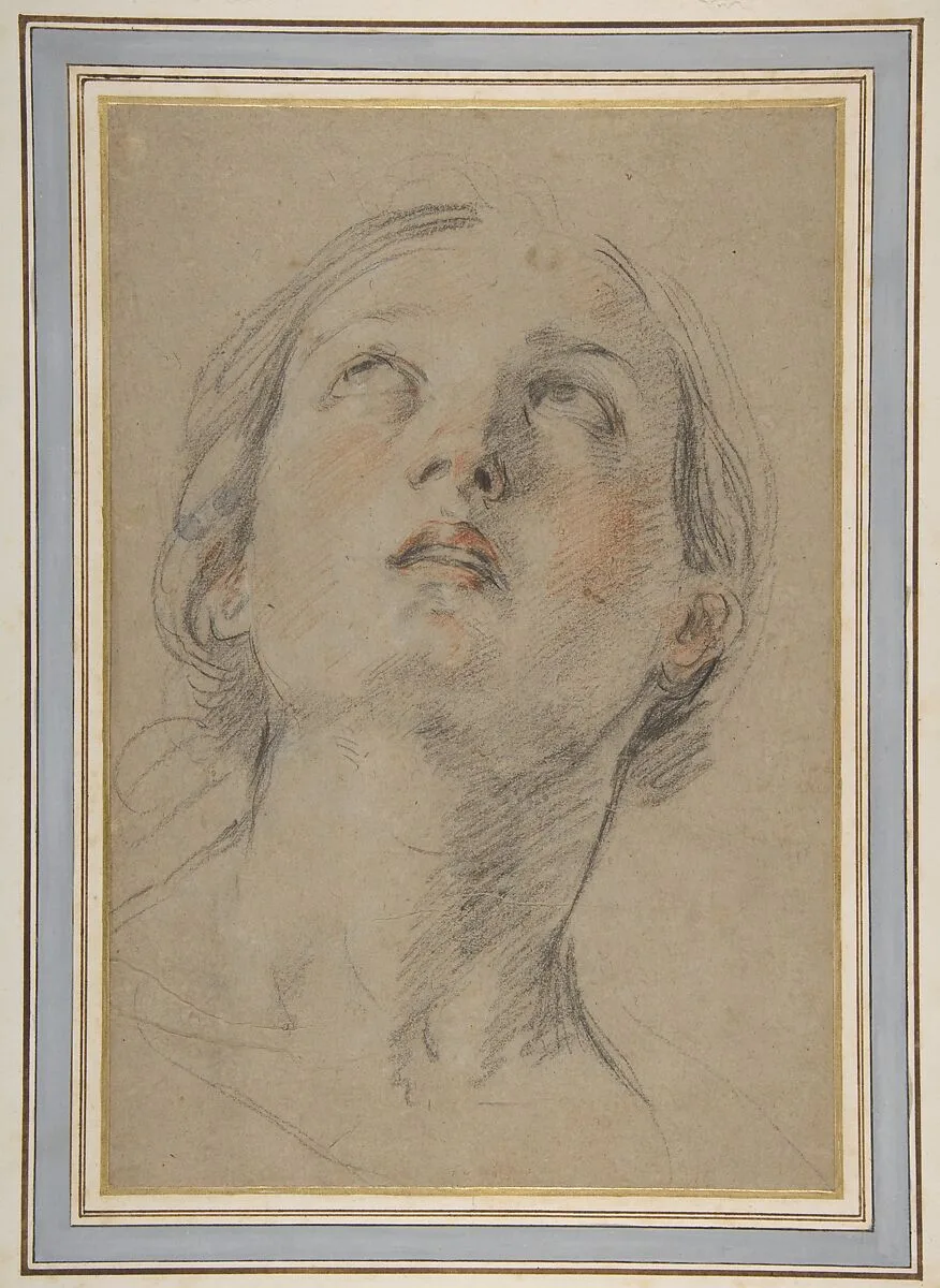 The Head of a Woman Looking Up (Judith) — Guido Reni
