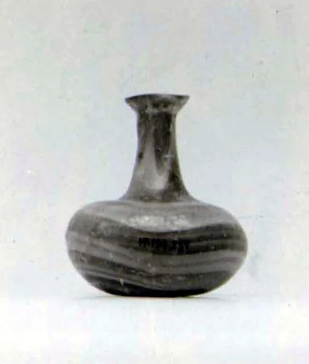 Glass mosaic perfume bottle