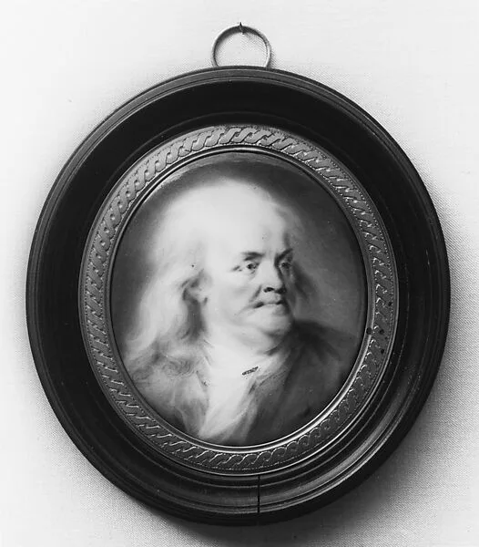 Plaque Portrait of Benjamin Franklin — Jacques Thouron|Weyller
