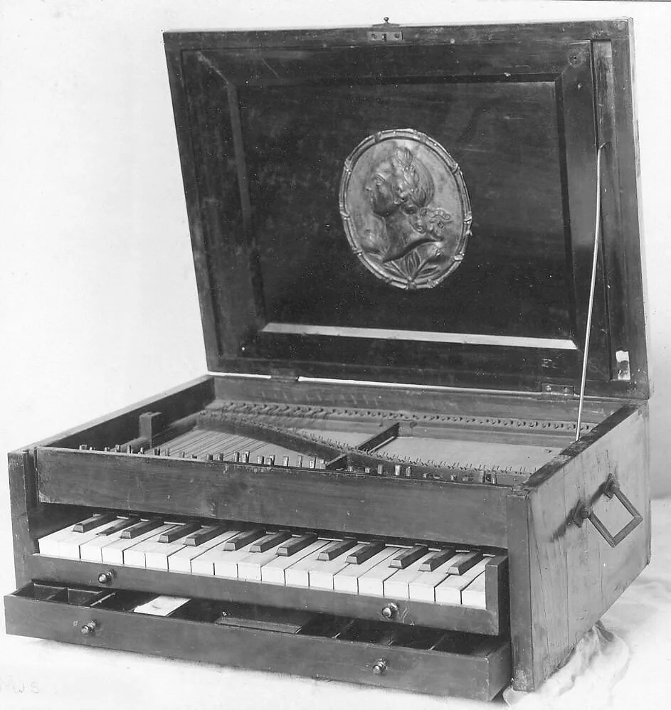 Square "Work Box" Piano — Unknown
