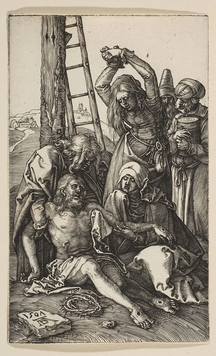 The Lamentation, from "The Passion" — Albrecht Dürer
