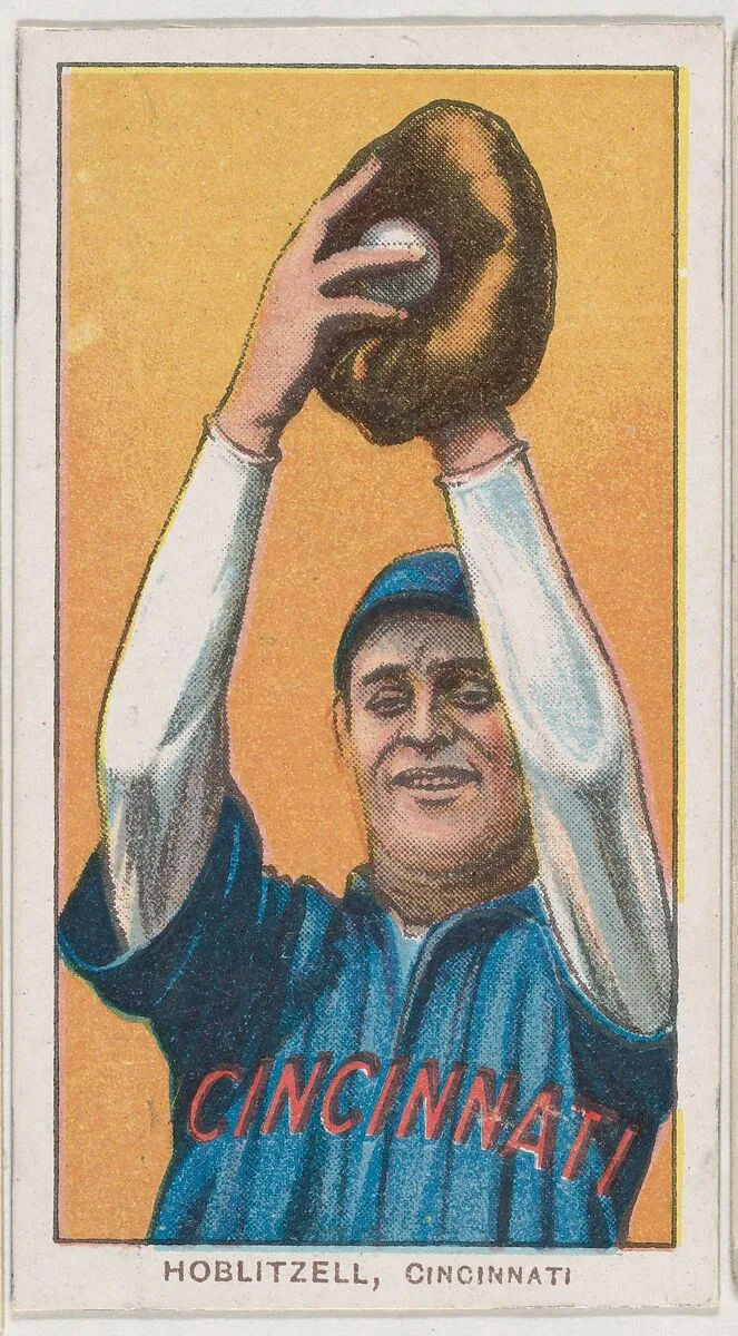 Hoblitzell, Cincinnati, National League, from the White Border series (T206) for the American Tobacco Company — American Tobacco Company